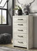 Cambeck Whitewash Chest of Drawers - Gate FurnitureChest