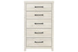 Cambeck Whitewash Chest of Drawers - Gate FurnitureChest