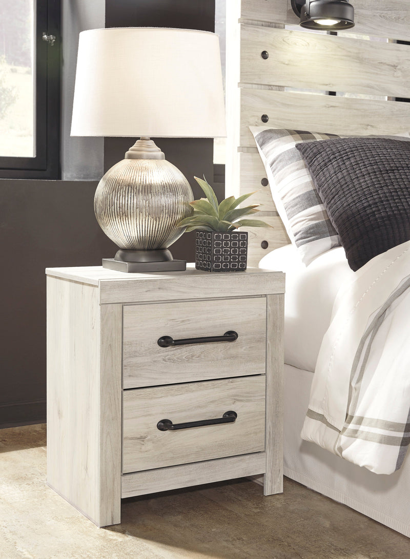 Cambeck Whitewash Double Side Storage Platform Bedroom Set - Gate FurnitureBedroom Set