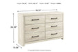 Cambeck Whitewash Dresser - Gate FurnitureDresser