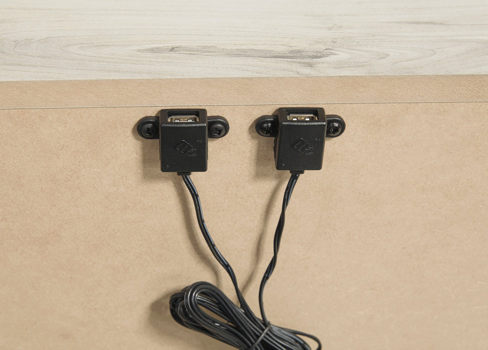 Cambeck Whitewash Footboard Storage Youth Bedroom Set - Gate FurnitureYouth Bedroom Set