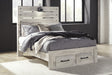 Cambeck Whitewash Full Footboard Storage Bed - Gate FurnitureFull Bed