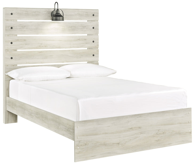 Cambeck Whitewash Full Panel Bed - Gate FurnitureFull Bed