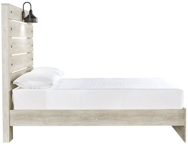 Cambeck Whitewash Full Panel Bed - Gate FurnitureFull Bed