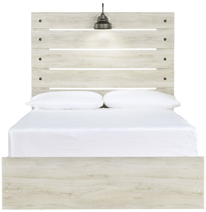 Cambeck Whitewash Full Panel Bed - Gate FurnitureFull Bed