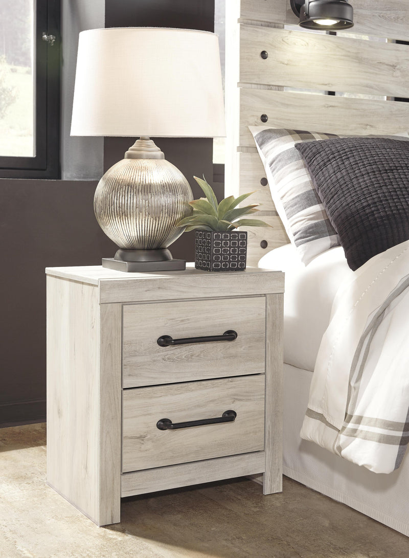 Cambeck Whitewash King Panel Bed, Dresser and 2 Nightstands - B192B117