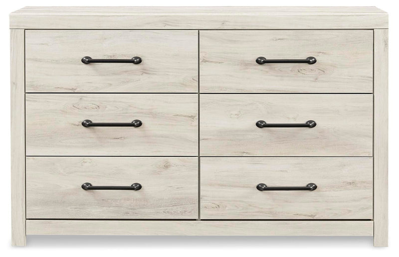 Cambeck Whitewash King Panel Bed, Dresser, Chest and 2 Nightstands - B192B112