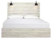 Cambeck Whitewash King Panel Bed, Dresser, Chest and 2 Nightstands - B192B112