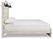Cambeck Whitewash King Panel Bed, Dresser, Chest and 2 Nightstands - B192B112