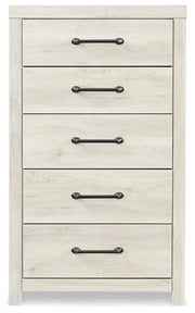 Cambeck Whitewash King Panel Bed, Dresser, Chest and 2 Nightstands - B192B112