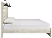 Cambeck Whitewash King Panel Bed - Gate FurnitureKing Bed