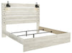 Cambeck Whitewash King Panel Bed - Gate FurnitureKing Bed