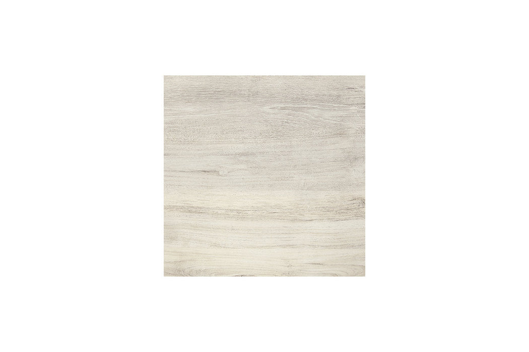 Cambeck Whitewash King Panel Bed with 2 Storage Drawers - Gate FurnitureKing Bed