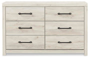 Cambeck Whitewash King Panel Storage Bed, Dresser and 2 Nightstands - B192B118