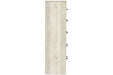 Cambeck Whitewash Narrow Chest of Drawers - Gate FurnitureChest