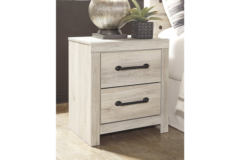 Cambeck Whitewash Nightstand - Gate FurnitureNightstand