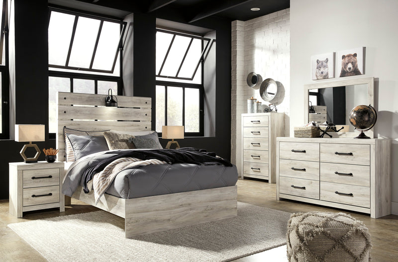 Cambeck Whitewash Panel Youth Bedroom Set - Lara FurnitureYouth Bedroom Set