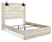 Cambeck Whitewash Queen Panel Bed and Chest - B192B121