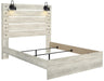 Cambeck Whitewash Queen Panel Bed - Gate FurnitureQueen Bed