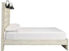 Cambeck Whitewash Queen Panel Bed - Gate FurnitureQueen Bed