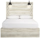 Cambeck Whitewash Queen Panel Bed - Gate FurnitureQueen Bed