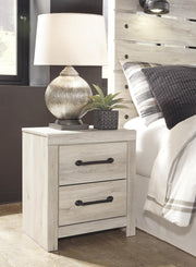Cambeck Whitewash Queen Panel Bed with Storage, Dresser and 2 Nightstands - B192B114