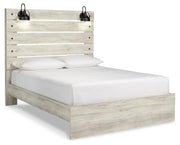 Cambeck Whitewash Queen Panel Storage Bed, Dresser, Chest and 2 Nightstands - B192B120