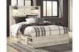 Cambeck Whitewash Queen Platform Bed with 4 Storage Drawers - Gate FurnitureQueen Bed