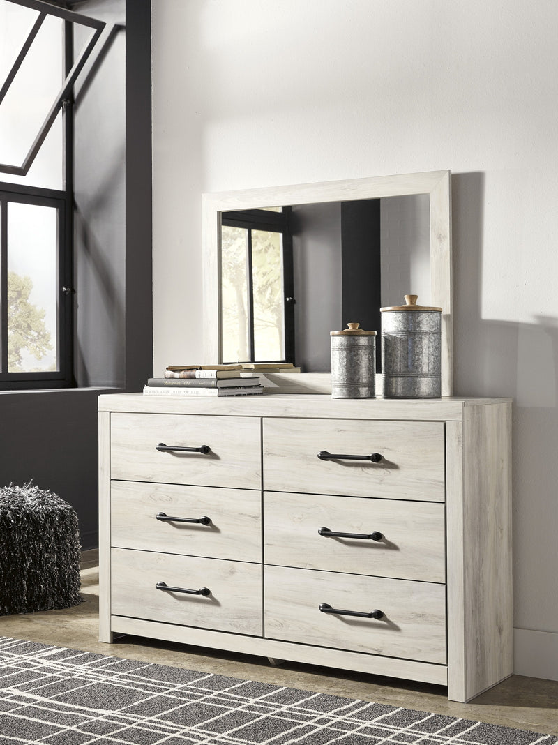 Cambeck Whitewash Storage Platform Bedroom Set - Lara FurnitureBedroom Set