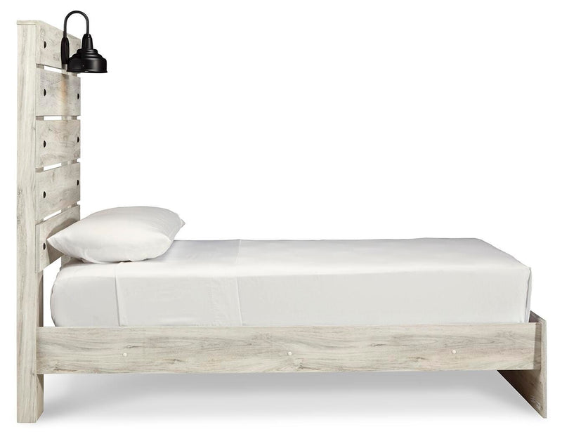 Cambeck Whitewash Twin Panel Bed, 2 Dressers, 2 Mirrors and 2 Nightstands - B192B88