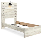 Cambeck Whitewash Twin Panel Bed, 2 Dressers, 2 Mirrors and 2 Nightstands - B192B88