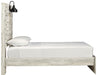 Cambeck Whitewash Twin Panel Bed - Gate FurnitureTwin Bed