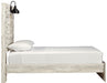 Cambeck Whitewash Twin Panel Bed - Gate FurnitureTwin Bed