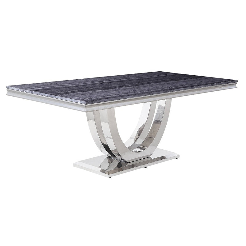 Cambrie Dining Table W/Engineered Stone Top - DN00221