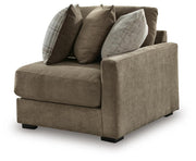 Camellia-Court Coffee Right-Arm Facing Corner Chair - 6820765