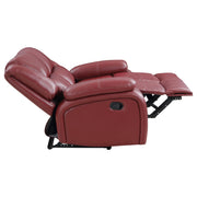 Camila 3-piece Upholstered Reclining Sofa Set Red - 610241-S3
