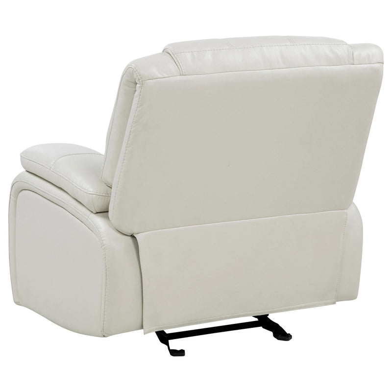 Camila 3-piece Upholstered Reclining Sofa Set White - 610247-S3