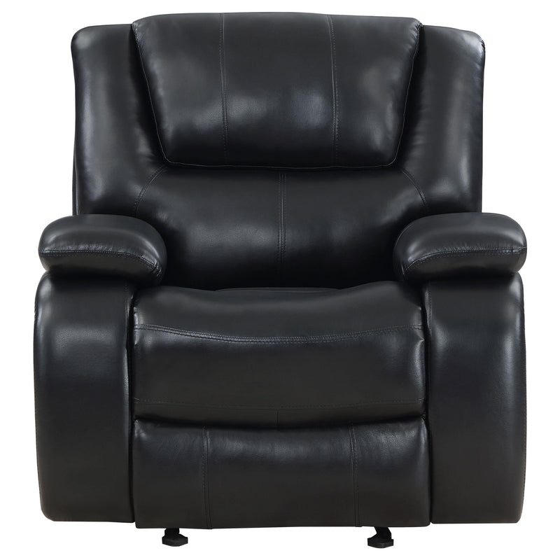 Camila Upholstered Glider Recliner Chair Black - 610246
