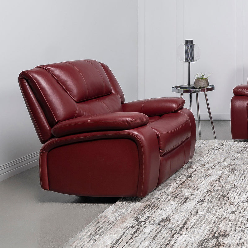 Camila Upholstered Glider Recliner Chair Red - 610243