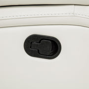 Camila Upholstered Motion Reclining Sofa White - 610247