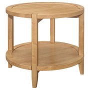 Camillo 3-piece Round Coffee and End Table Set Maple  - 709698-S3
