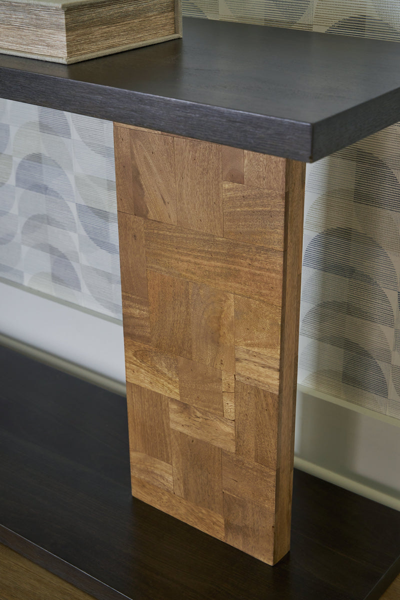 Camlett Brown Console Sofa Table - A4000594