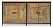Camney Brown/Black Accent Cabinet - A4000581