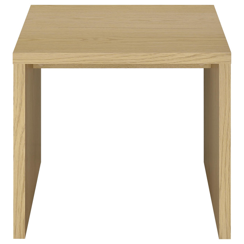 Canoga 3-piece Lift Top Cocktail Coffee Table Set Light Oak - 706348-S3