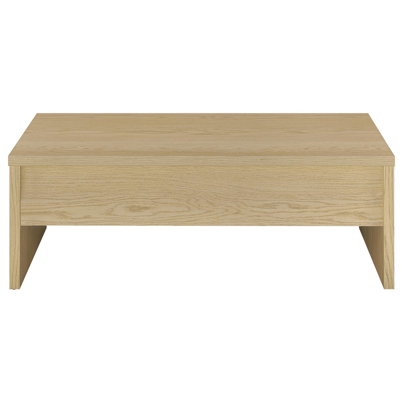 Canoga Engineered Wood Lift Top Coffee Table Light Oak - 706348