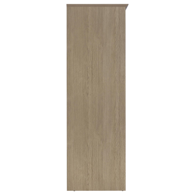Canova 3-door Bedroom Wardrobe Storage Cabinet Armoire Latte - 950445