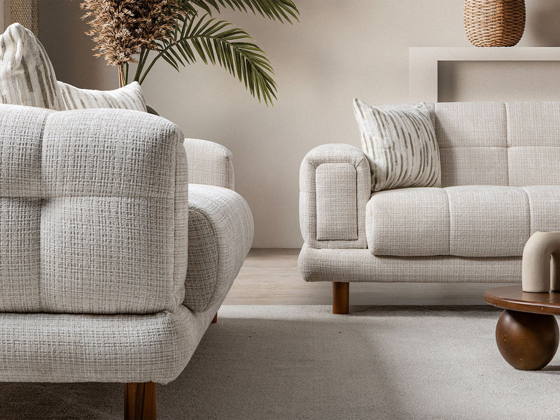 Canyon  3-pieces (Sofa & Loveseat & Chair) Livingroom Set in Cream - 200-ST-CAN-CREMONA02-321