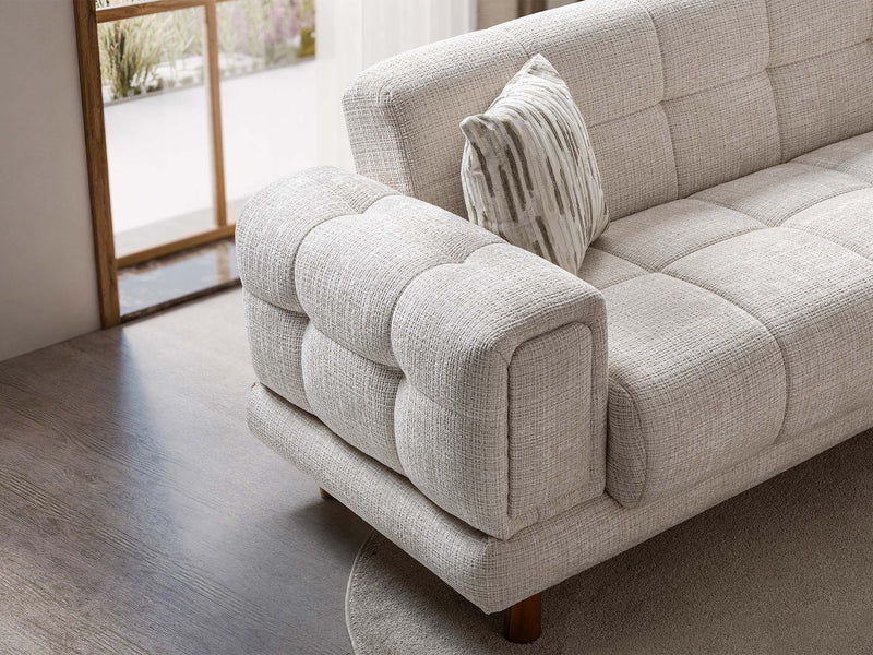 Canyon Convertible Loveseat in Cream - 200-ST-CAN-CREMONA02-2