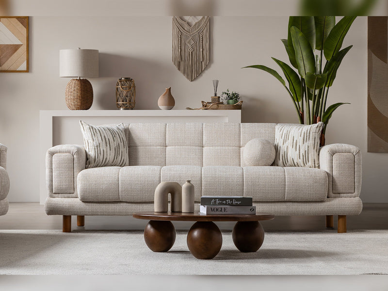 Canyon Convertible Loveseat in Cream - 200-ST-CAN-CREMONA02-2