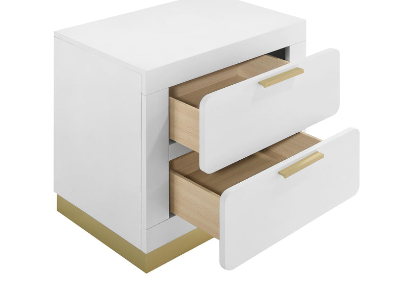 Caraway 2-drawer Nightstand White - 224772